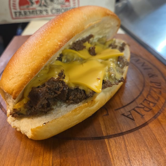 LG 12" Plain Cheesesteak.
