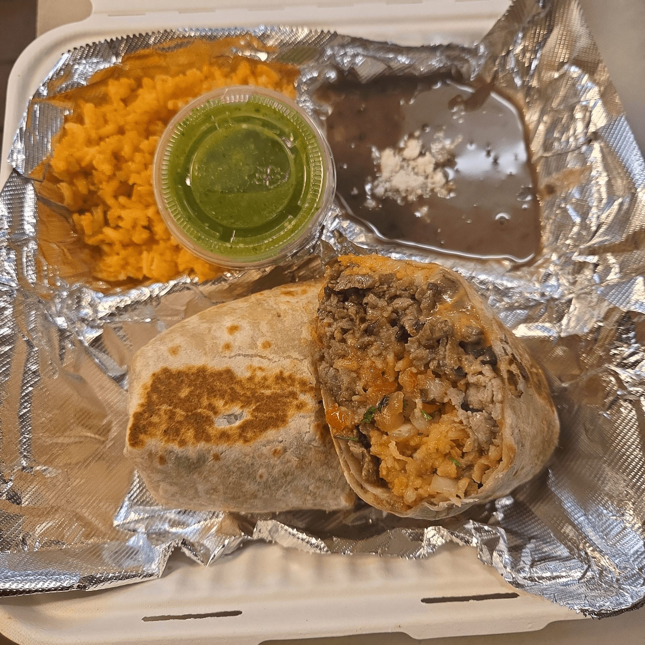 Steak Burrito.