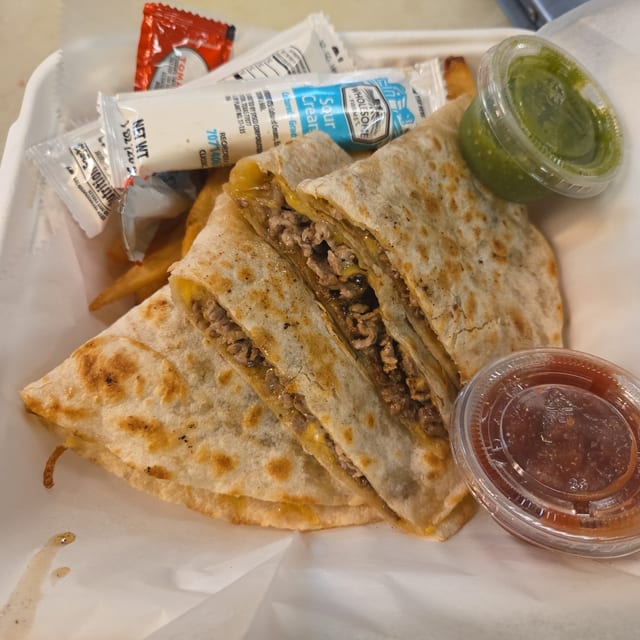 Steak Quesadilla.