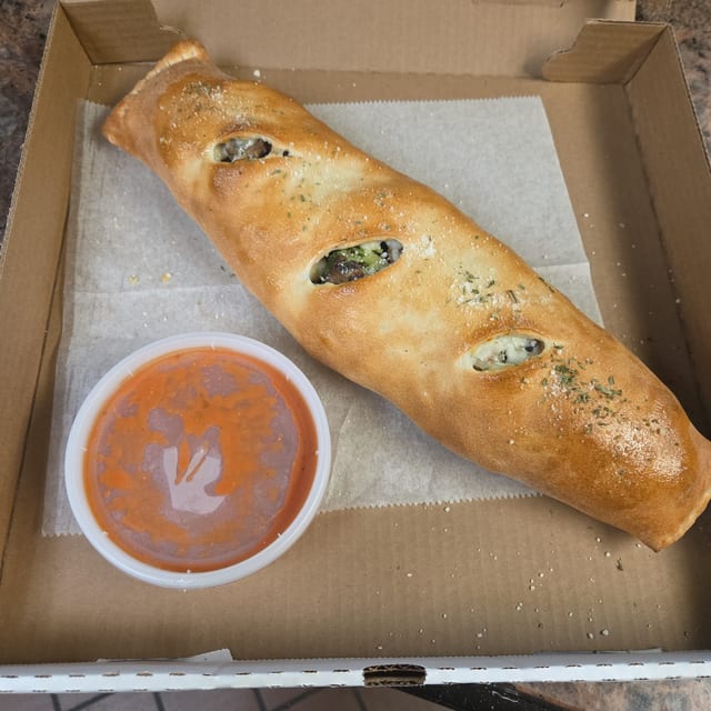 Large Veggie Stromboli.