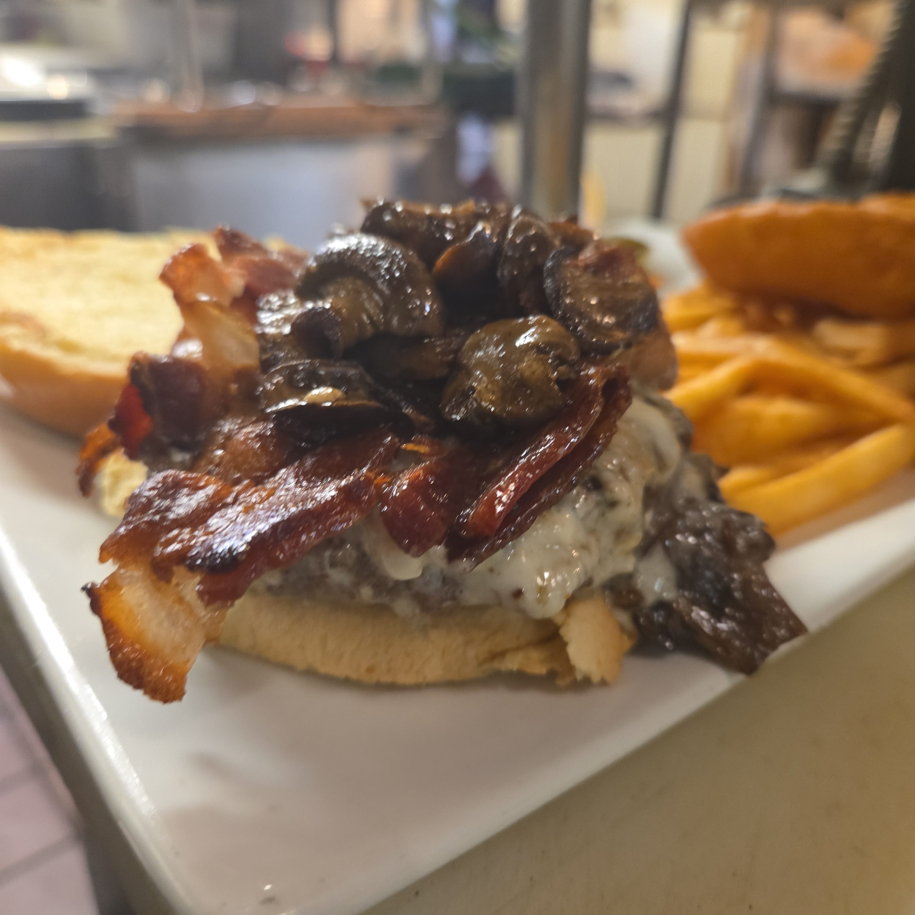 Black & Blue Burger.
