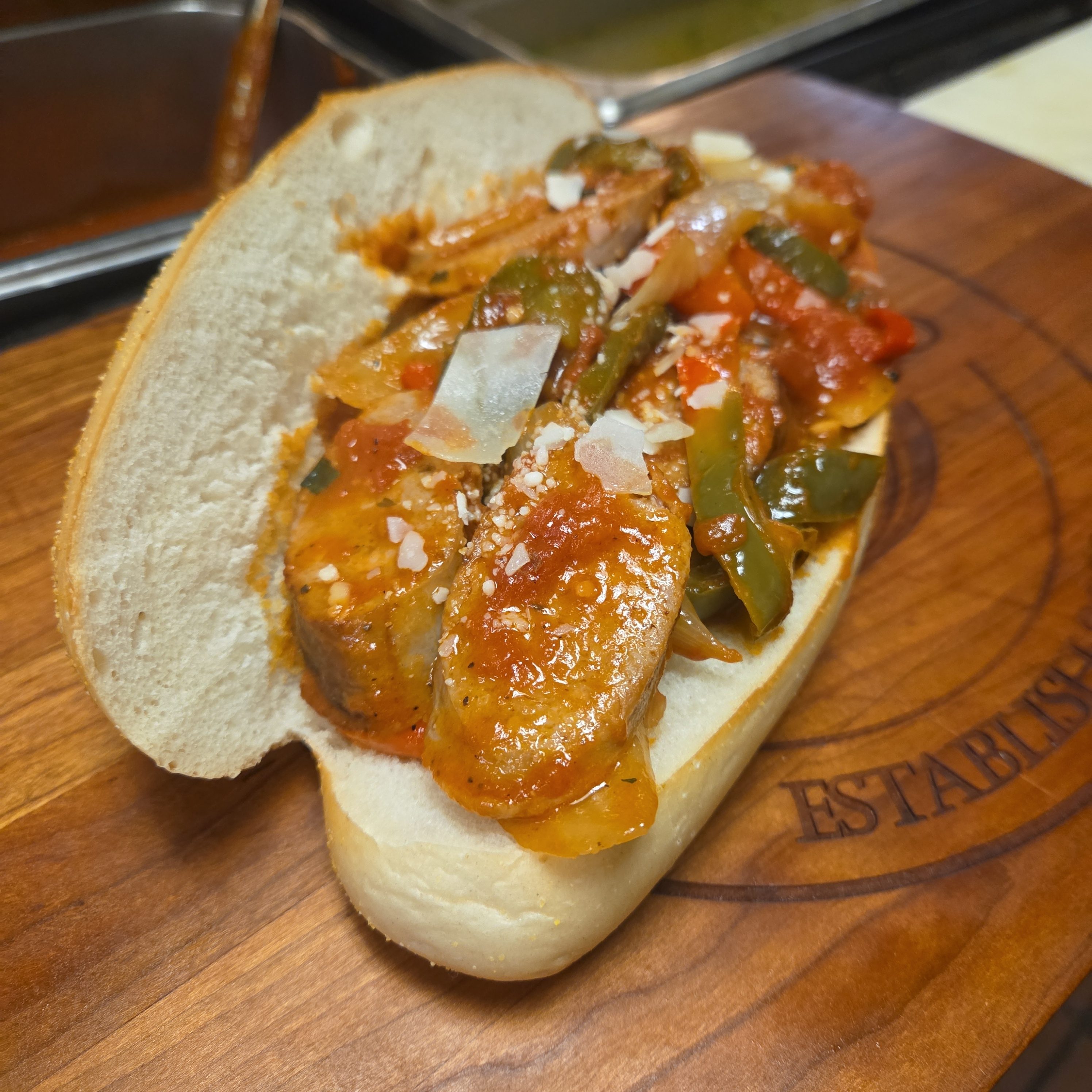 Sausage & Peppers/Onions&marinara SM 7".