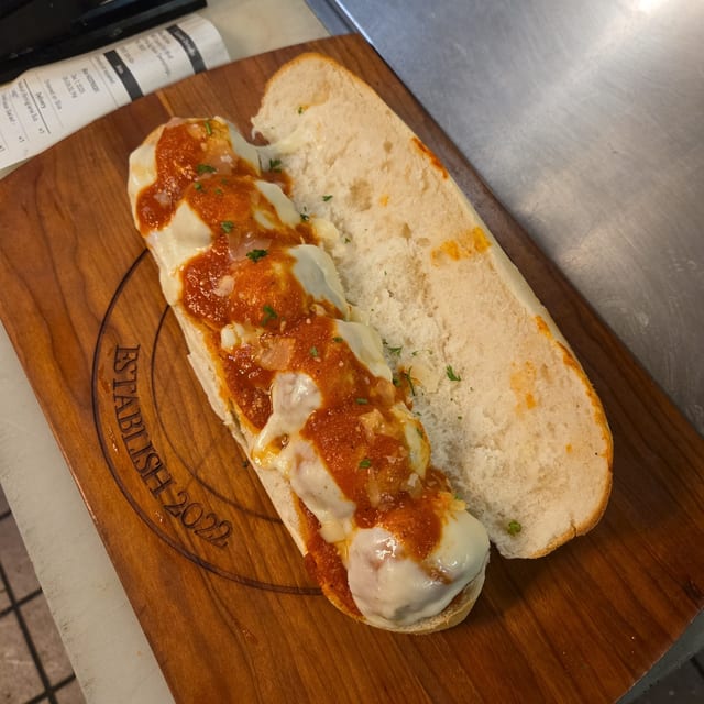 Meatball Parmigiana LG 12".
