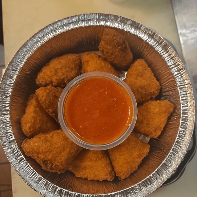 Mac & cheese bites.