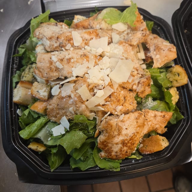 Chicken Caesar Salad.
