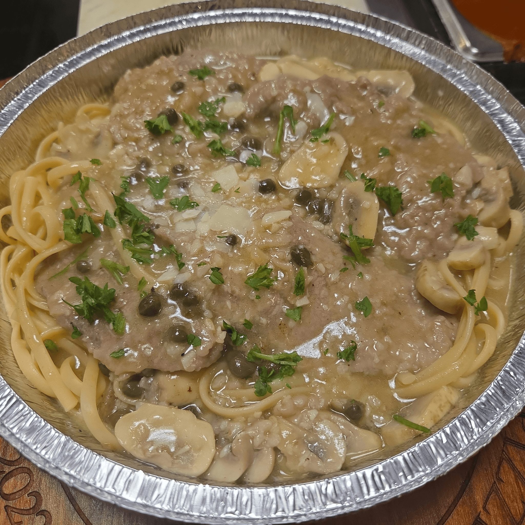 Veal Scaloppine Piccata.
