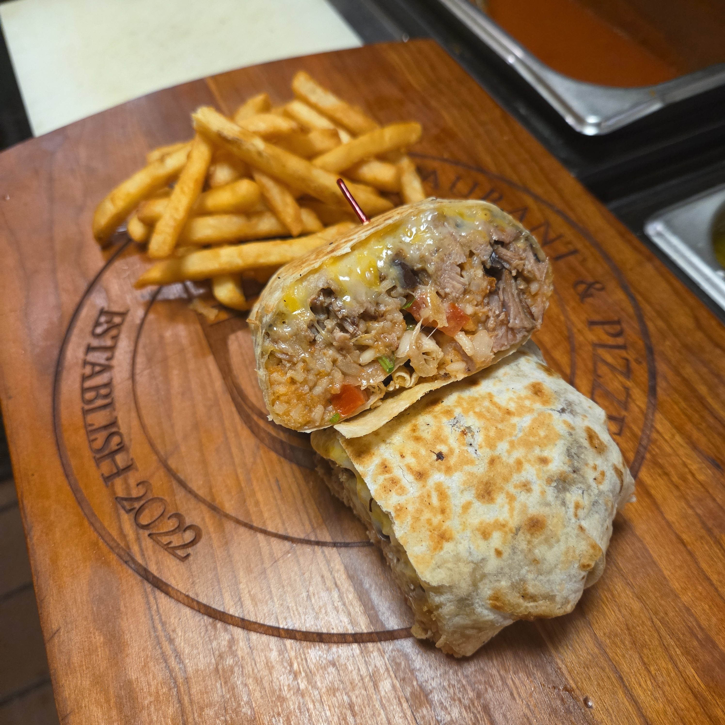Carnitas Burrito.