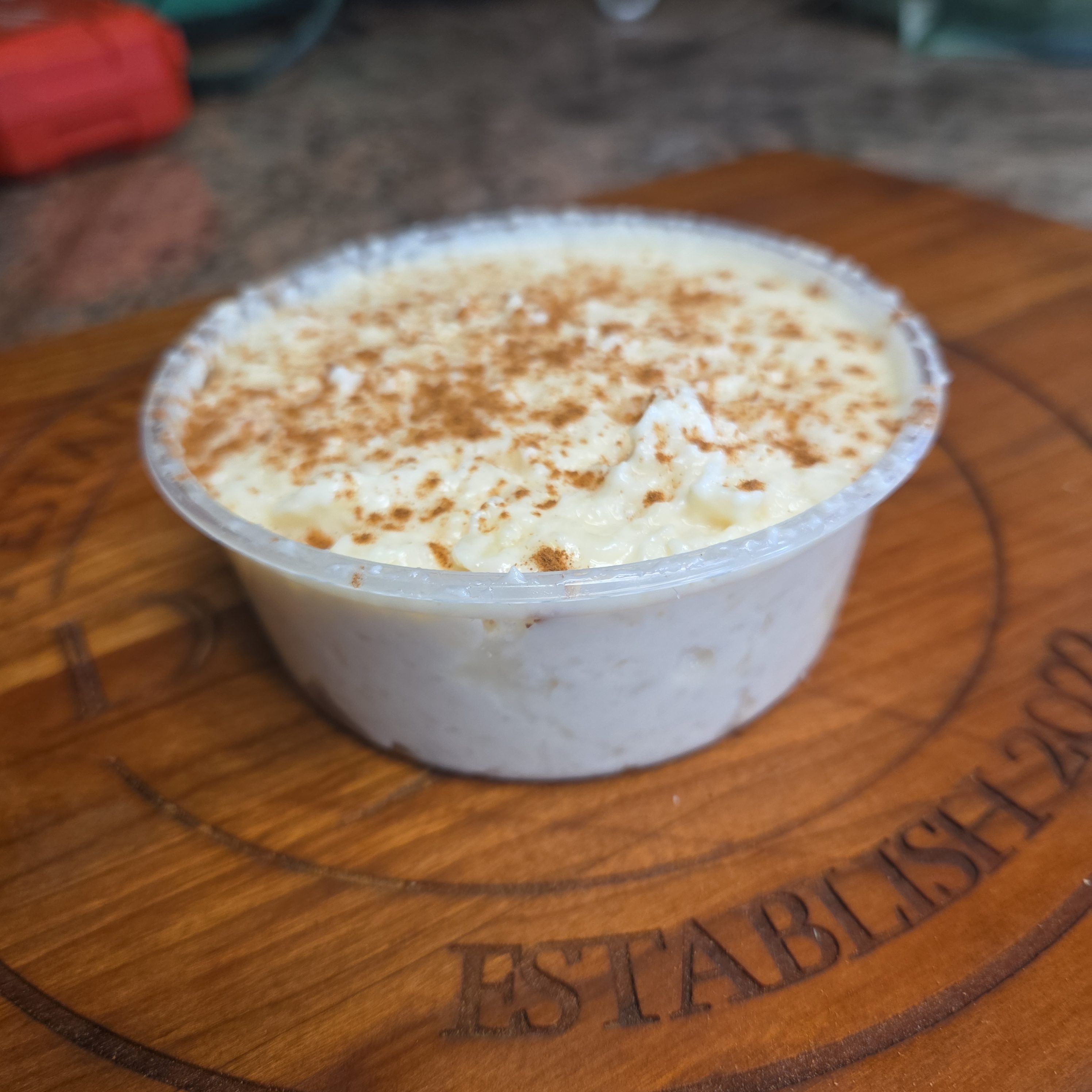 Homemade Rice Pudding.