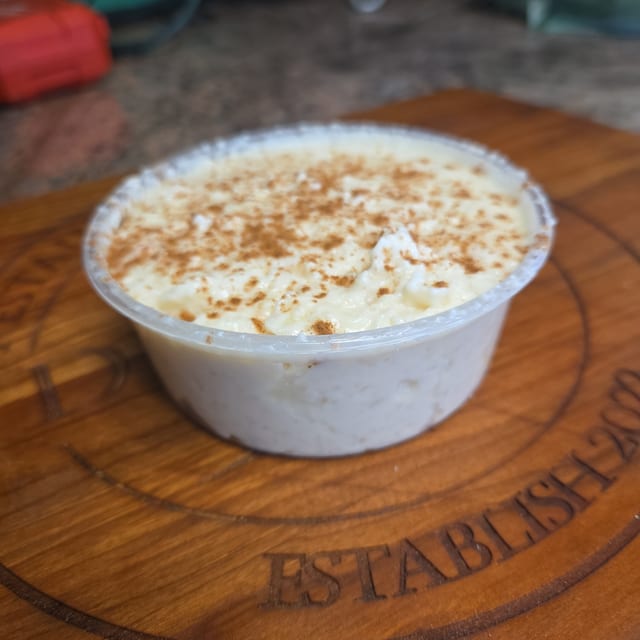 Homemade Rice Pudding.