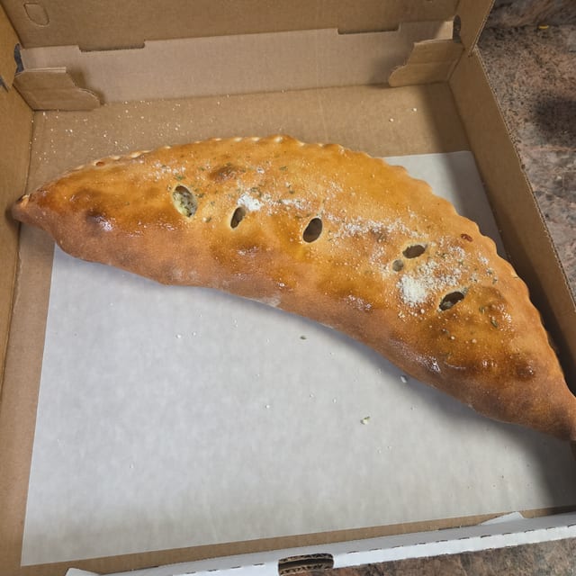 Large Cheese Calzone.