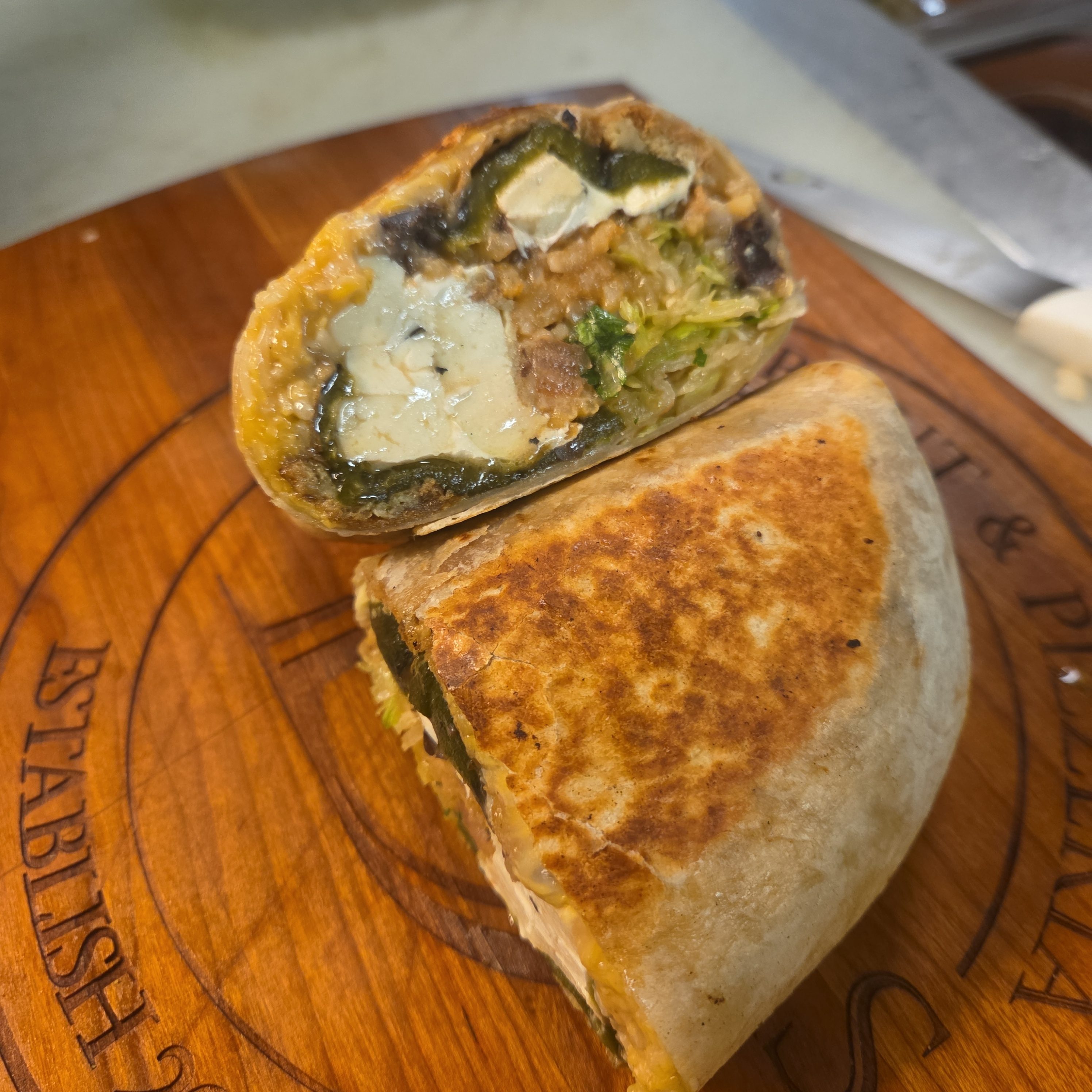 Chile Relleno Burrito.