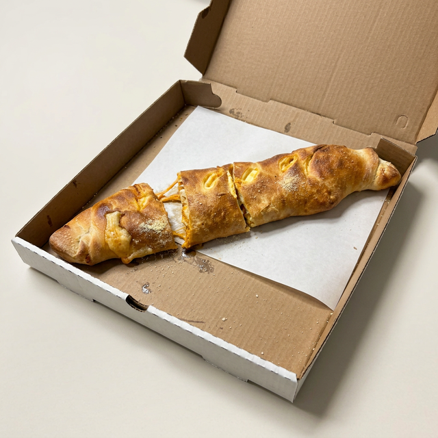 Large Chicken Parmigiana Stromboli.