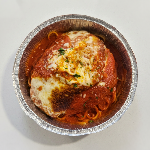 Chicken Parmigiana.